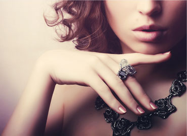 Fashion female Girl hair jewelry ring